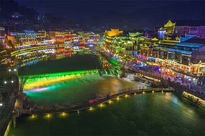 衡阳vs湘西夜景视频直播，谁的夜晚更值得你蹲守？